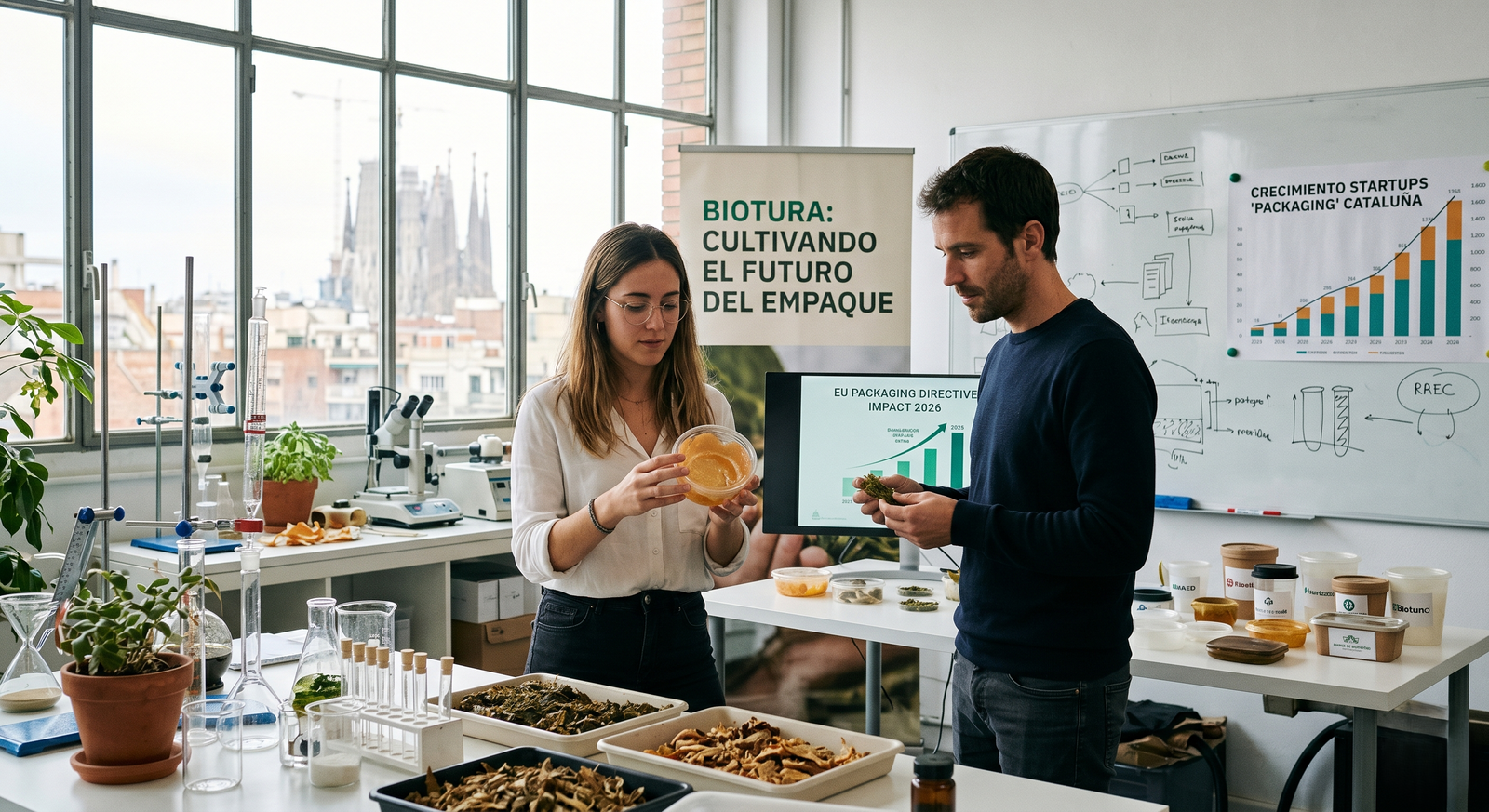 El "Efecto Bruselas" Llega a Cataluña: La Nueva Normativa Europea Dispara el Crecimiento de Startups de Packaging Compostable